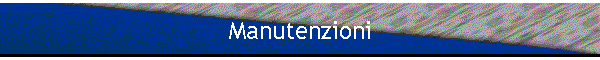 Manutenzioni